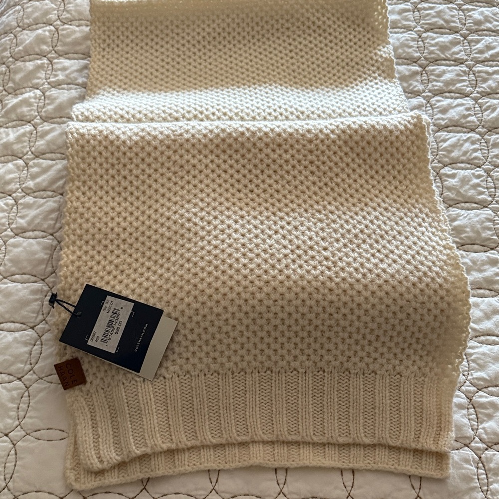 Cole Haan Ivory Scarf
